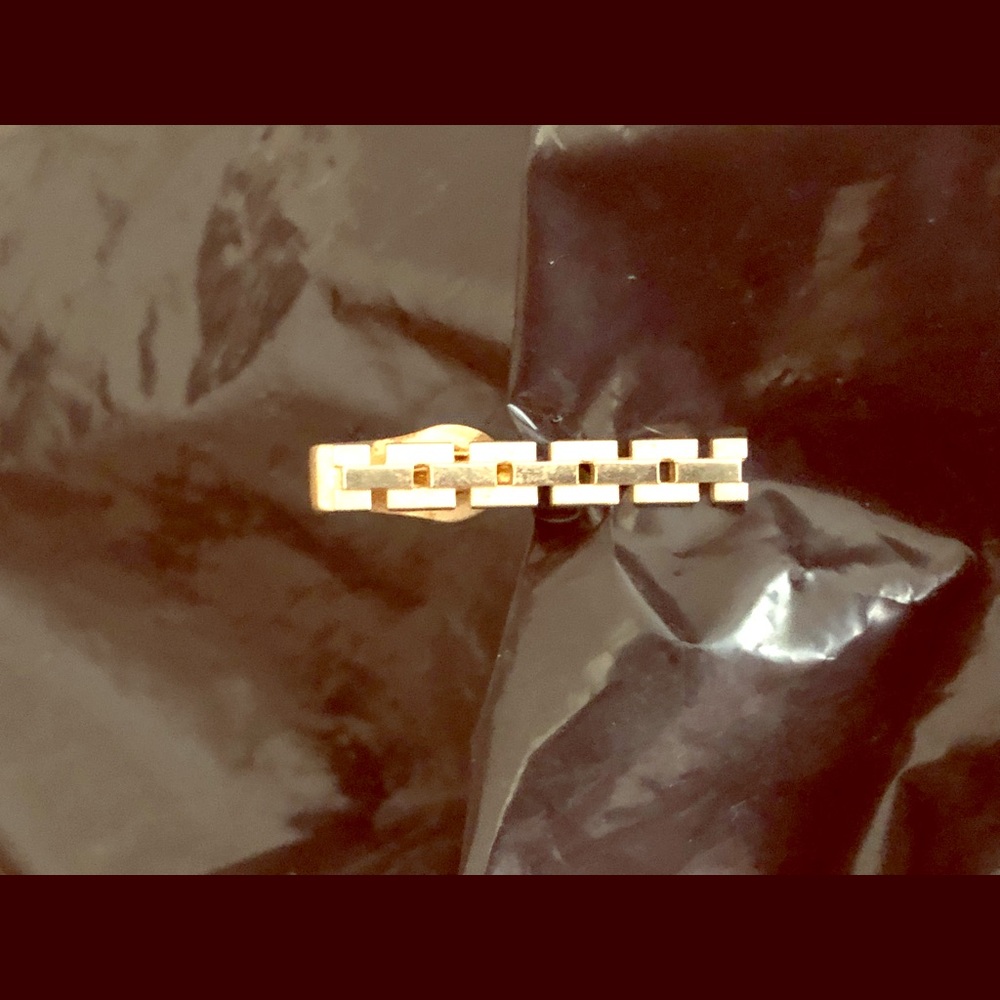 SWANK CHILDS CLIP-ON TIE TAC CHAIN DESIGN 1950’s